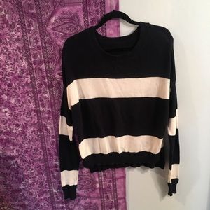 Brandy Melville Oversized Striped Knit Sweater